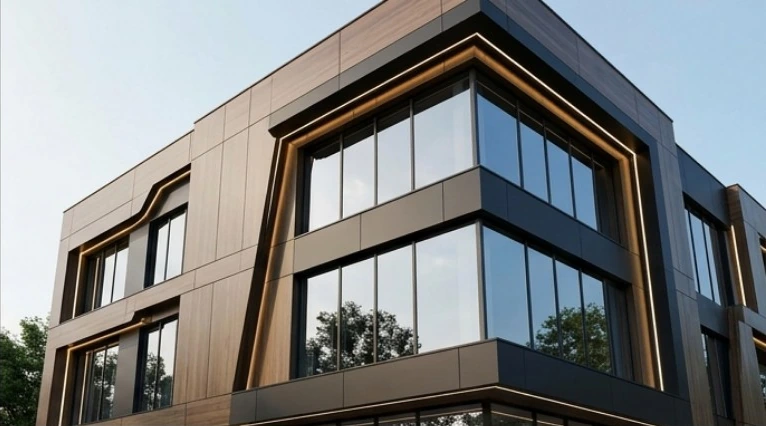 Facade detail and material study