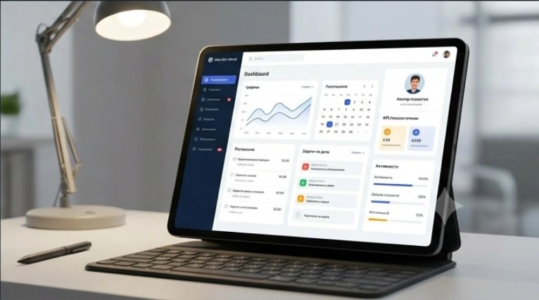 Business dashboard interface